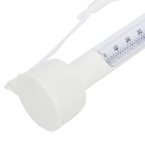 Termometro da piscina in plastica ABS 18.5x4.5cm trasparente 2
