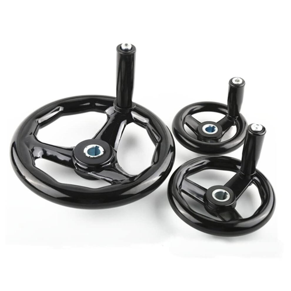 Handwheel For Milling Machine Lathe Cnc 3D Printer, Spoked Bakelite 14Mmx125mm, Compatible With Tv4 Tv6 6276012567587