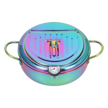 Stainless Steel Fryer with Thermometer 3.2L Non
