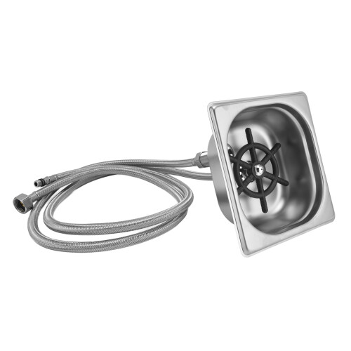 Glass Rinser Stainless Steel Automatic Cup Washer 2