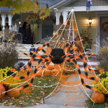 Halloween Spider Web Outdoor Decoration Scary Party Decor