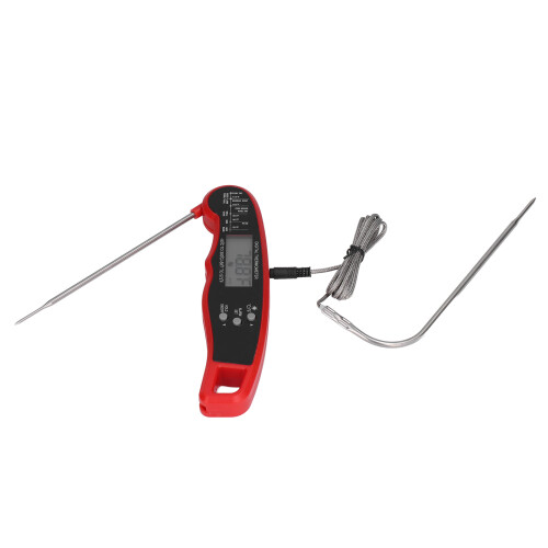Barbecue Thermometer Double Probe Head LCD Display 1