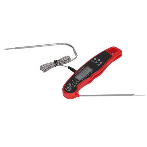 Barbecue Thermometer Double Probe Head LCD Display 2