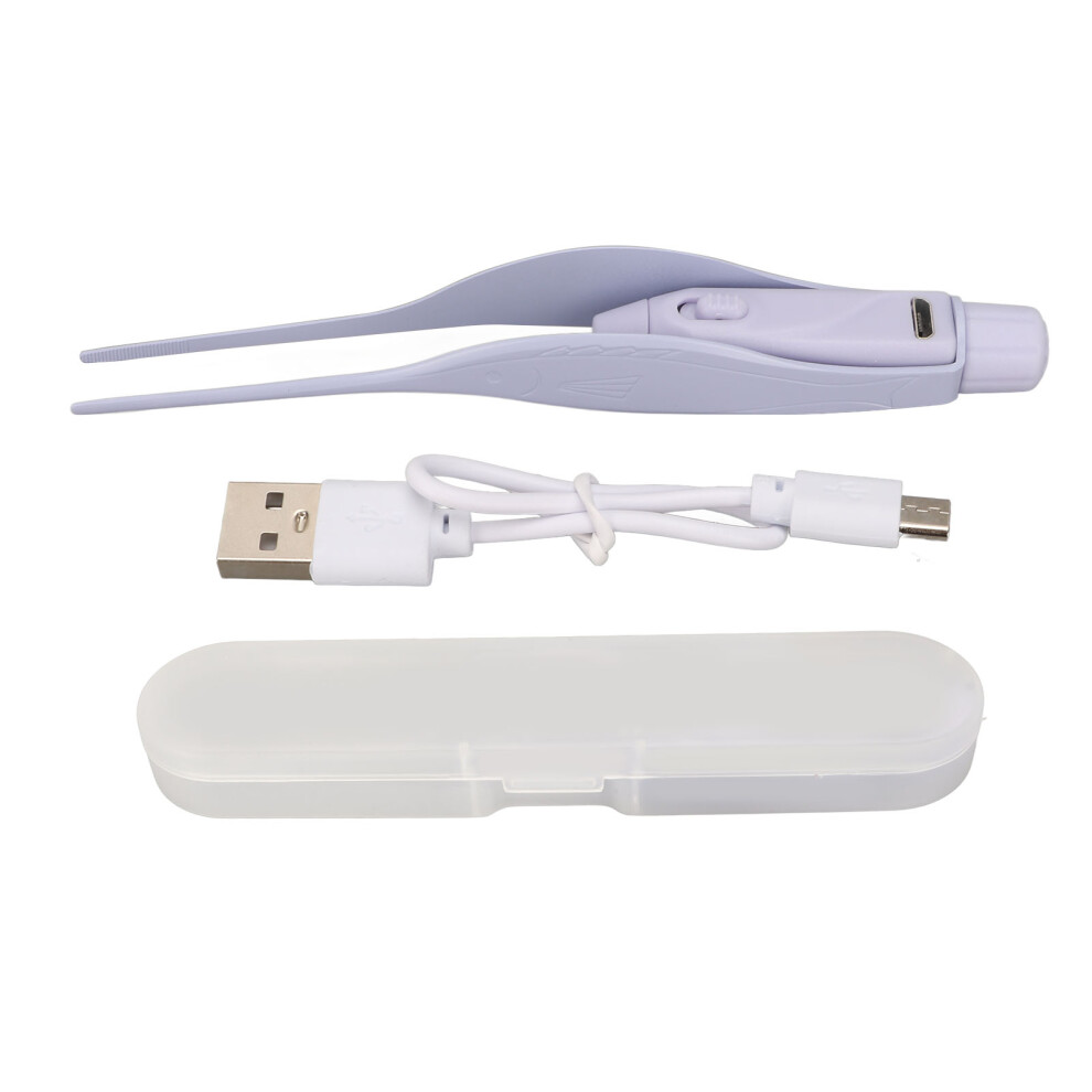 Light Ear Cleaning Tweezers Usb Charging Rounded Head