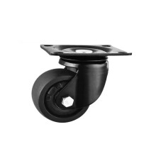 3 Inch Low Gravity Caster Wheel Heavy Duty Nylon Industrial Caster with Denim Counterweight Core for Machinery