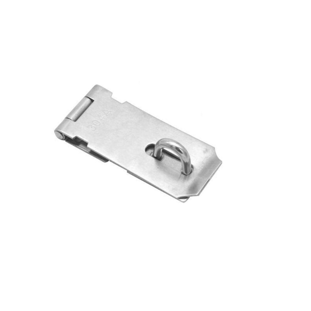 Hook-Latches Solid Hasp Staple Gate Latches Lock, Stainless Steel, Anti-Theft Screws, Shed Door & Cabinet Hardware, Color A 6947110237299