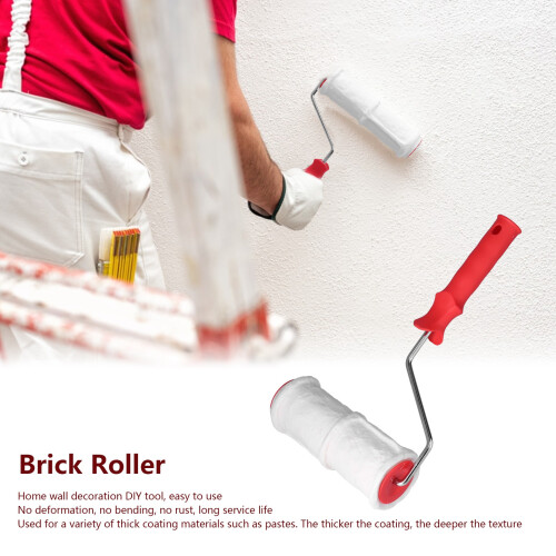 Brick Roller 7 Zoll Farbroller Haushaltswanddekoration Roller DIY-Kunst Farbroller 2
