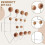 Iron Coat Rack with Solid Wood Ball Wall Hook Simple Coat Rack 5
