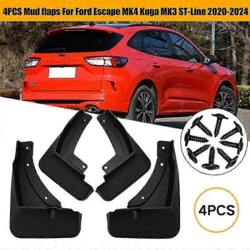 Front Rear Mud Flaps Mudguard Splash Guards for 2020-2024 Ford Kuga ST-Line MK3