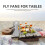 Fly Fan USB 5V, 3 pales, ABS, 249 g, 2 piles AA 9