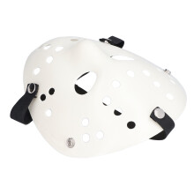 Maschera da hockey bianca PVC+poliestere, Adulti/Bambini 65g