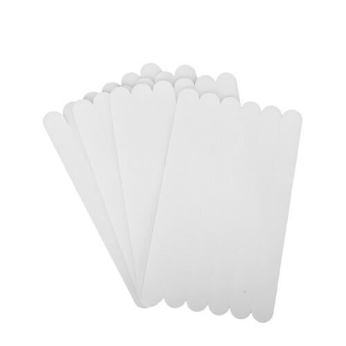 24 pezzi nastro antiscivolo per vasca da bagno 2x20cm trasparente 1