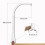 Support de mobile pour lit bébé en ABS, 58x24 cm - Bras rotatif 5
