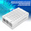 Custodia in lega di alluminio per Raspberry Pi 3B Argento 12