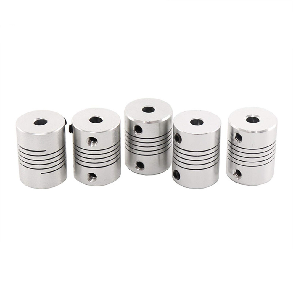 Coupler 5Pcs Flexible Coupling 19X25mm For Cnc Motor Jaw Shaft Coupler 5Mm X 8Mm Inner Diameter 5X6.35mm 6482260760971