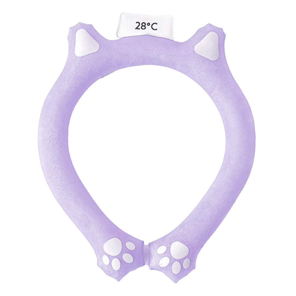 Purple Neck Cooling Ring Wearable Cooling Neck Wraps