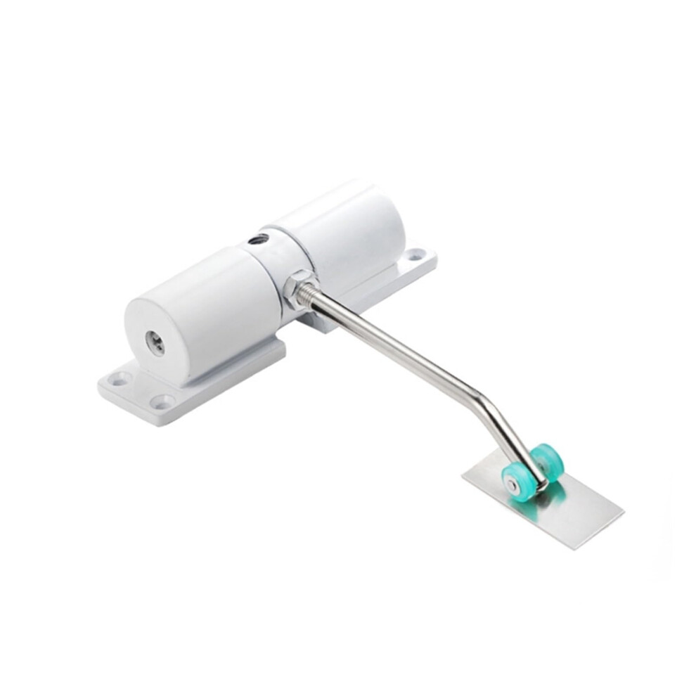 Automatic Door Closers Hydraulic Invisible Spring 60Kg Silent Closing Small White Door Buffer Opener For Household Use 6482260761138