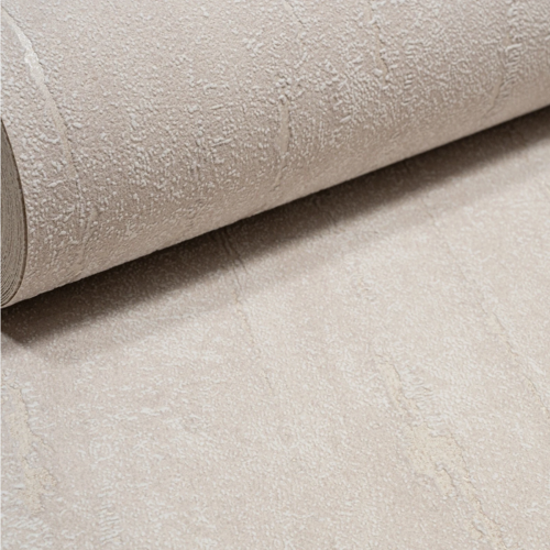 Grandeco Plain Beige Metallic Wallpaper Shimmer Textured Free Match