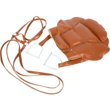 Play Accessories - SMALL FOOT COMPANY - Saddle and Bridle for Wooden Horse - Brown - 3 to 6 years - Vegan