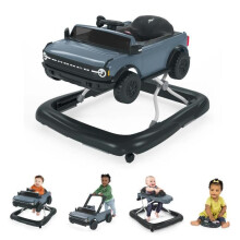 BRIGHT STARTS Trotteur und Schieber Ford Bronco 4-in-1, interaktives und abnehmbares Lenkradspielzeug, Geschenk für Baby 6M+