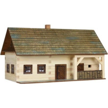 Walachia 1:32 Escala LGB 1:32 Kit de construção de modelo de casa de fazenda em enxaimel de madeira
