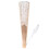 Folding Fan Hallow Lace Bamboo Bones Vintage Style 7