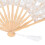 Folding Fan Hallow Lace Bamboo Bones Vintage Style 14