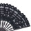 Folding Fan Hallow Lace Bamboo Bones Vintage Style 13
