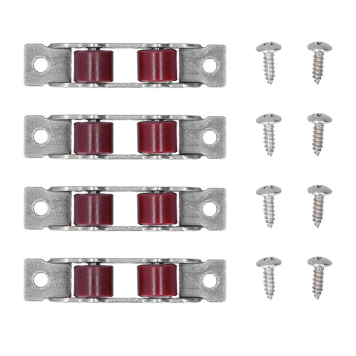 Durable Window Roller Set with Stainless Steel Rivets for 14mm Slots 1