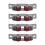 Durable Window Roller Set with Stainless Steel Rivets for 14mm Slots 16