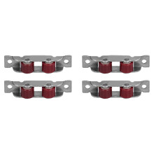 Durable Window Roller Set with Stainless Steel Rivets for 14mm Slots