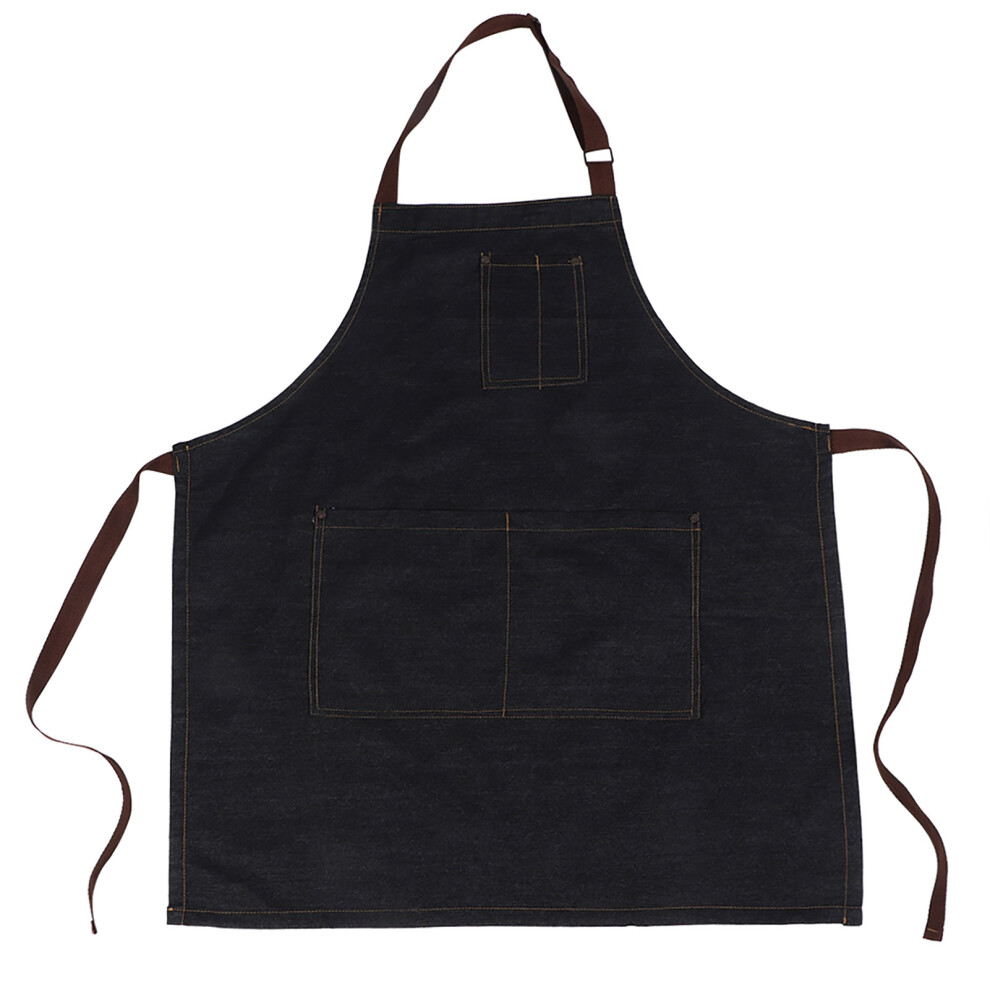 Unisex Denim Working Pockets Apron For Drawing 9469363413970