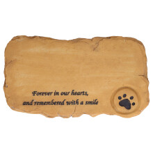 Pet Memorial Tombstone Weatherproof Resin Pet