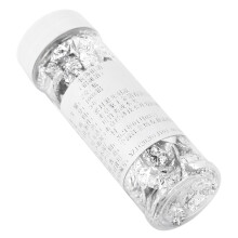 2 g Flocons de feuille d'aluminium argentée, 23 g / 0,8 oz, Couleur : telle que montrée