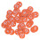 50Pcs Numbered Label Round Simple Beautiful 3