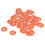 50Pcs Numbered Label Round Simple Beautiful 6