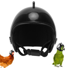 Modello 8 Elmetto di pollo, Nero, 3,5x3,5x3,5 cm