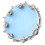 MBAT Tambourin bleu à double rangée réglable de 10 pouces 7
