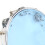 MBAT Tambourin bleu à double rangée réglable de 10 pouces 4