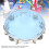 MBAT Tambourin bleu à double rangée réglable de 10 pouces 10