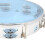 MBAT Tambourin bleu à double rangée réglable de 10 pouces 13