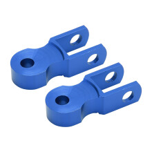 2 pezzi di distanziali di rialzo posteriore in alluminio M10 blu