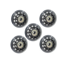 Transparent Wheel Pulley 2.5 Inch 65mm Single Silent Wear-Resistant Strong Load-Bearing Double SJB920-420A