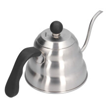 Bouilloire à bec d'oie vintage de 1 L pour café filtre, 30,5 cm, couleur