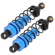 2 Stück RC Stoßdämpfer 82mm Aluminiumlegierung RC Dämpfer Upgrade-Teile für Tamiya CC01 CC02 Blau