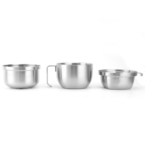 Noodle Bowl Double Layer Stainless Steel Household 2