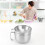 Noodle Bowl Double Layer Stainless Steel Household 11