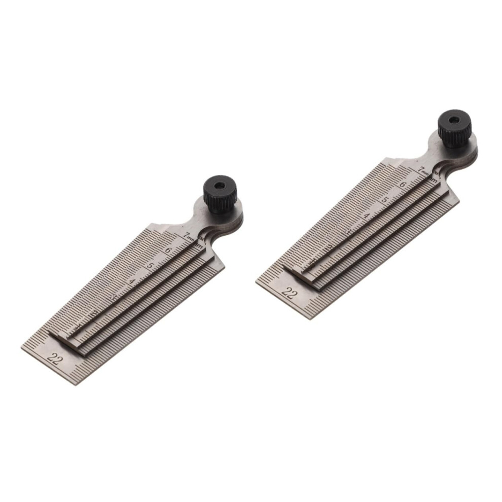 Stainless Steel Feeler Gauge Set 4Pcs*2 For Mechanics Automotive Diy Precision Gap Width Measurement Tool 6276012568751