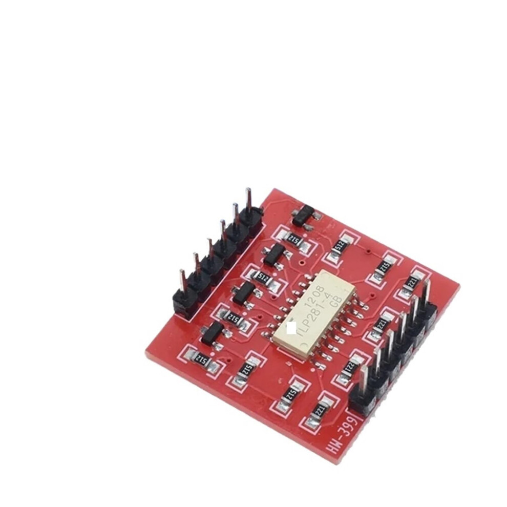 Tlp281 4 Channel Opto-Isolator Ic Module For Arduino, High Low Level Isolation, Pcb Compatible, 4 Optocouplers 6947110238258