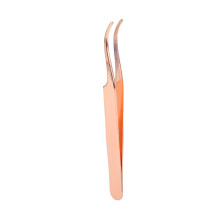 Eyelash Applicator Tool DIY Rose Gold Curved Lash